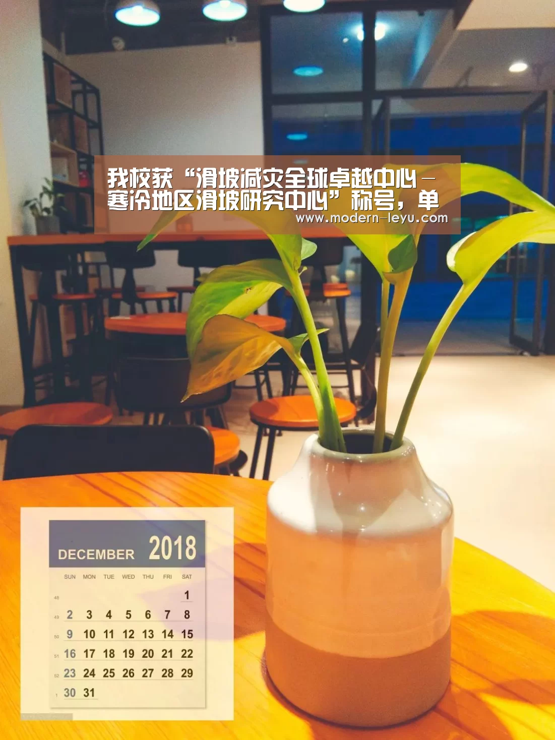 我校获“滑坡减灾全球卓越中心－寒冷地区滑